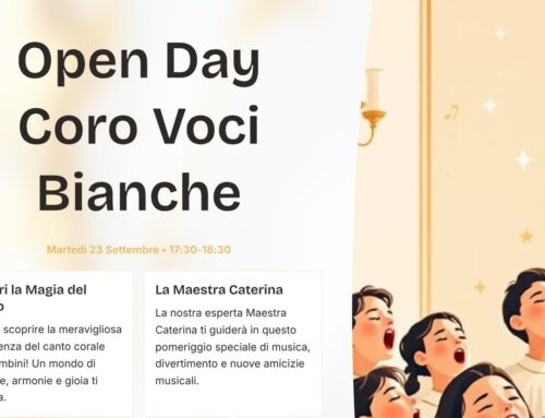 OPEN DAY VOCI BIANCHE 23 settembre 2025