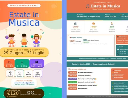 Estate in Musica dai 3 ai 5 anni
