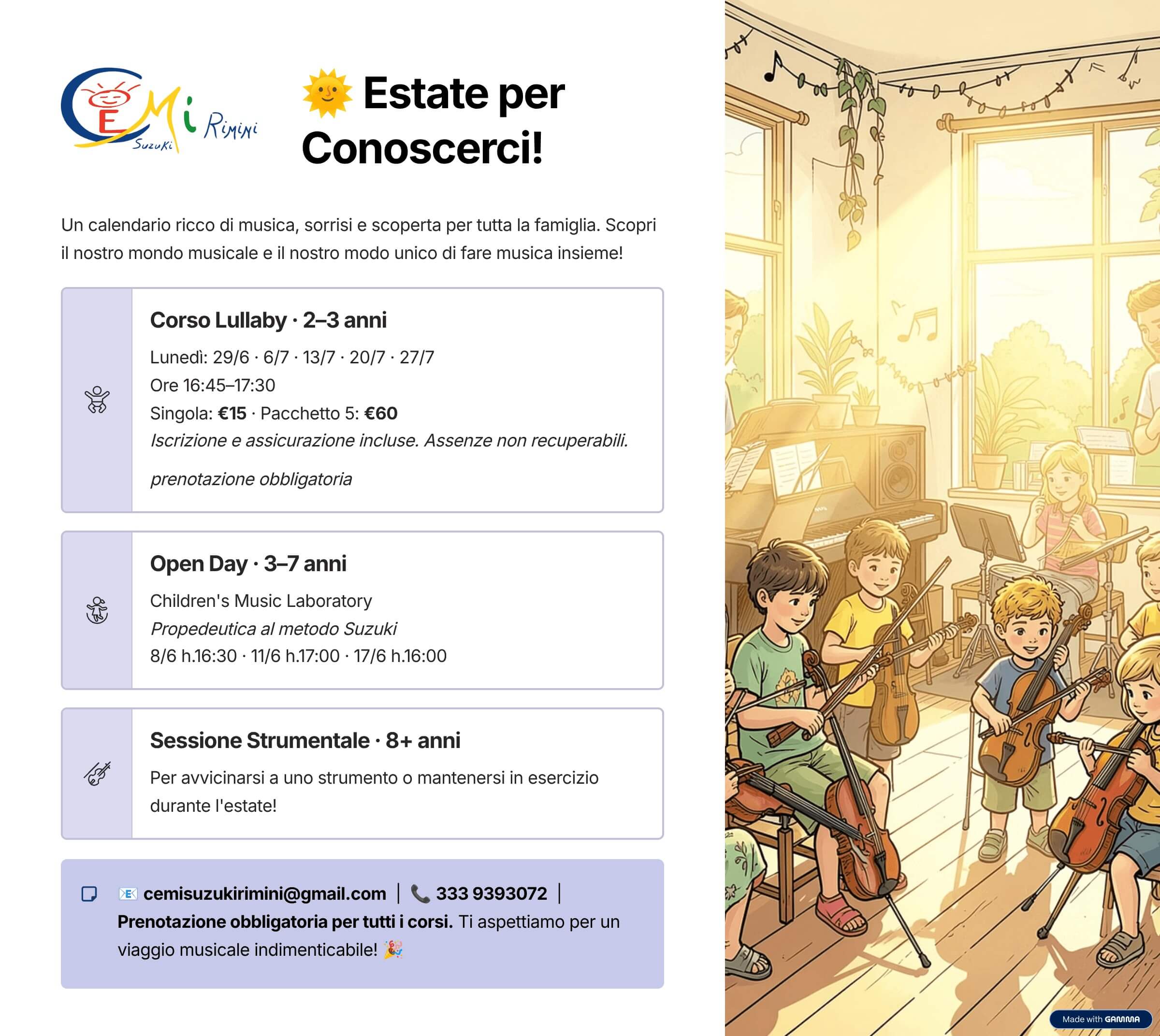 Estate per conoscerci